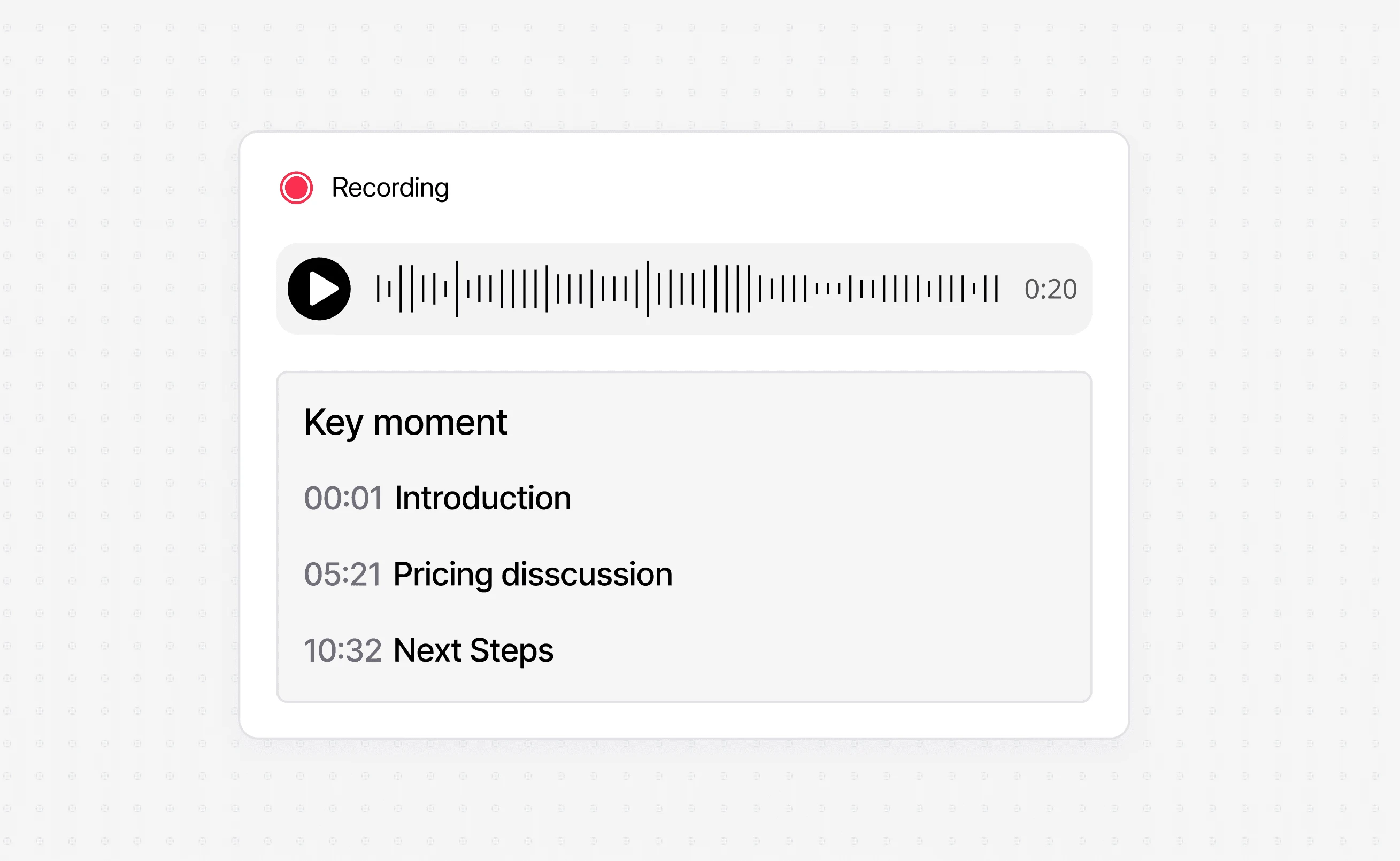 Dialbird toll-free call recording showing a branded greeting and key call moments for a consistent customer experience.