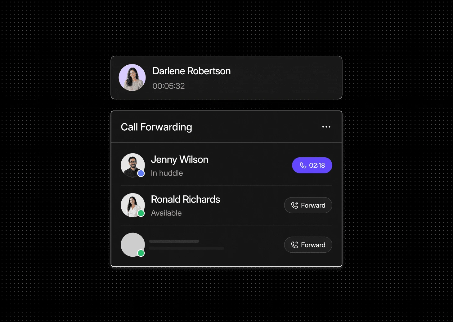 Dialbird call forwarding sending calls to the right teammate wherever they are working.