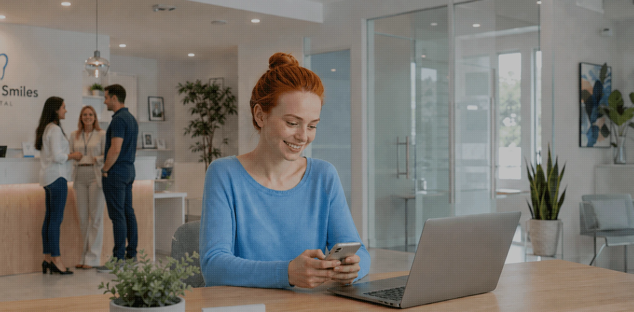 Dialbird dental communication showing a patient call handled with booking, appointment scheduling, and SMS confirmation actions.