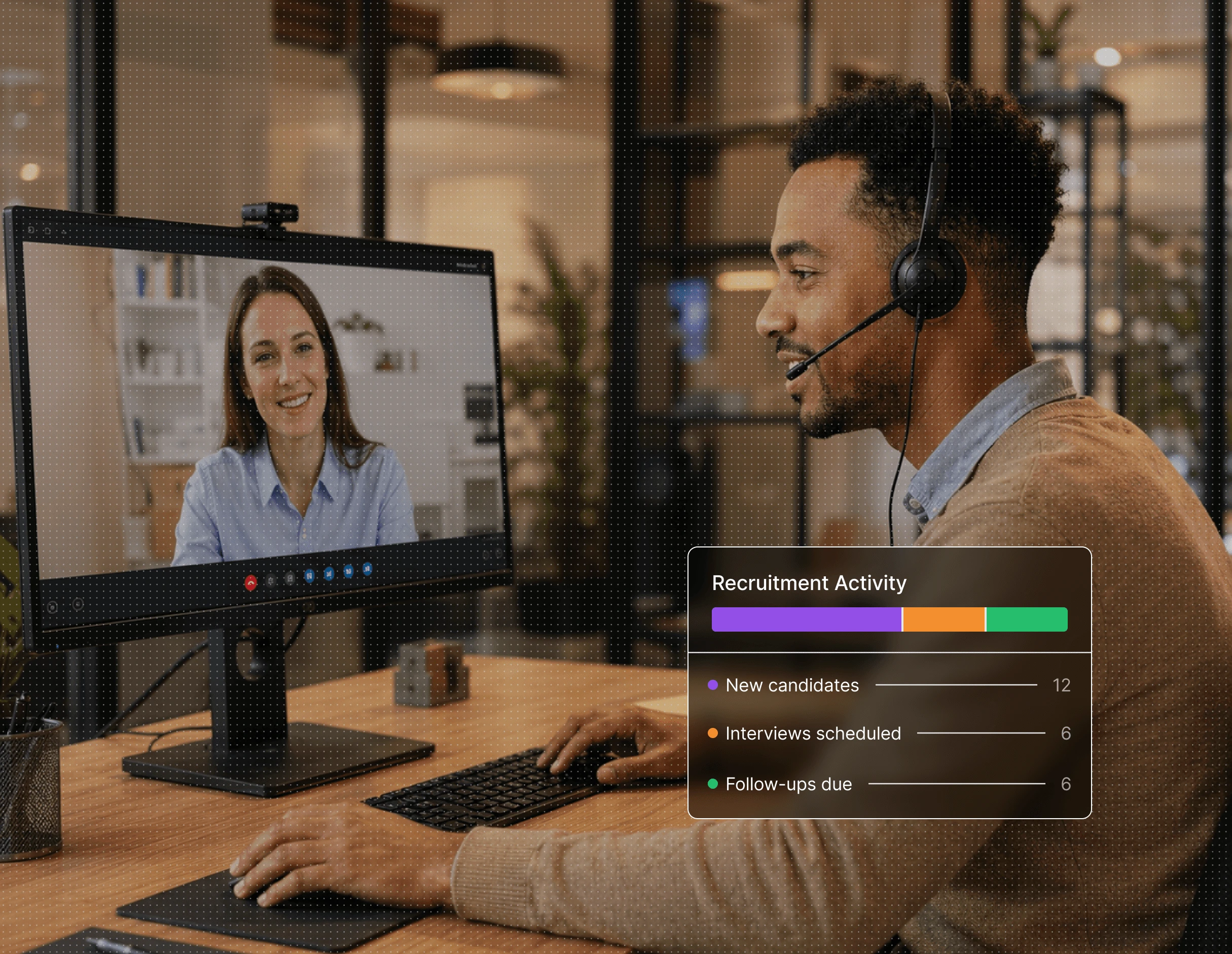 Dialbird recruitment phone system showing a recruiter managing candidate conversations, calls, and follow-ups from one shared workspace.