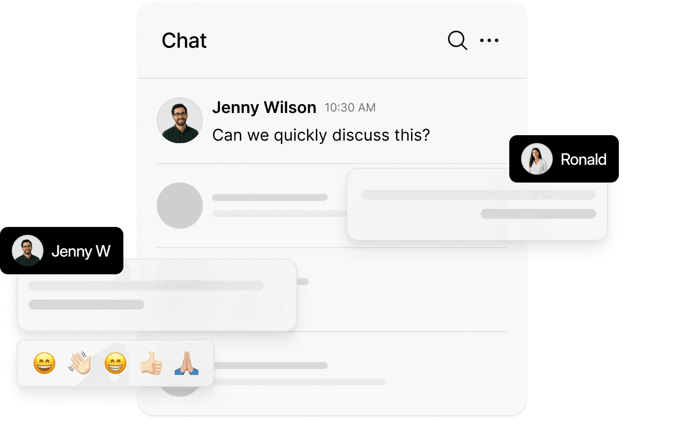 Dialbird RCS messaging workflow showing a business conversation with rich text, images, reactions, and delivery status from the Dialbird inbox.