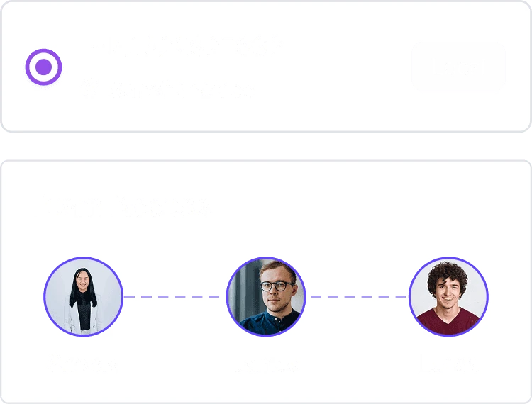 Dialbird showing a shared business number and team access for multiple remote teammates handling the same customer conversations.
